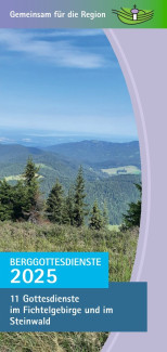 Deckblatt des Flyers Berggottesdienste 2025