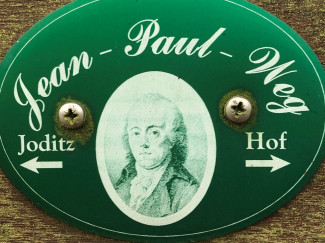 Jean-Paul-Weg Beschilderung